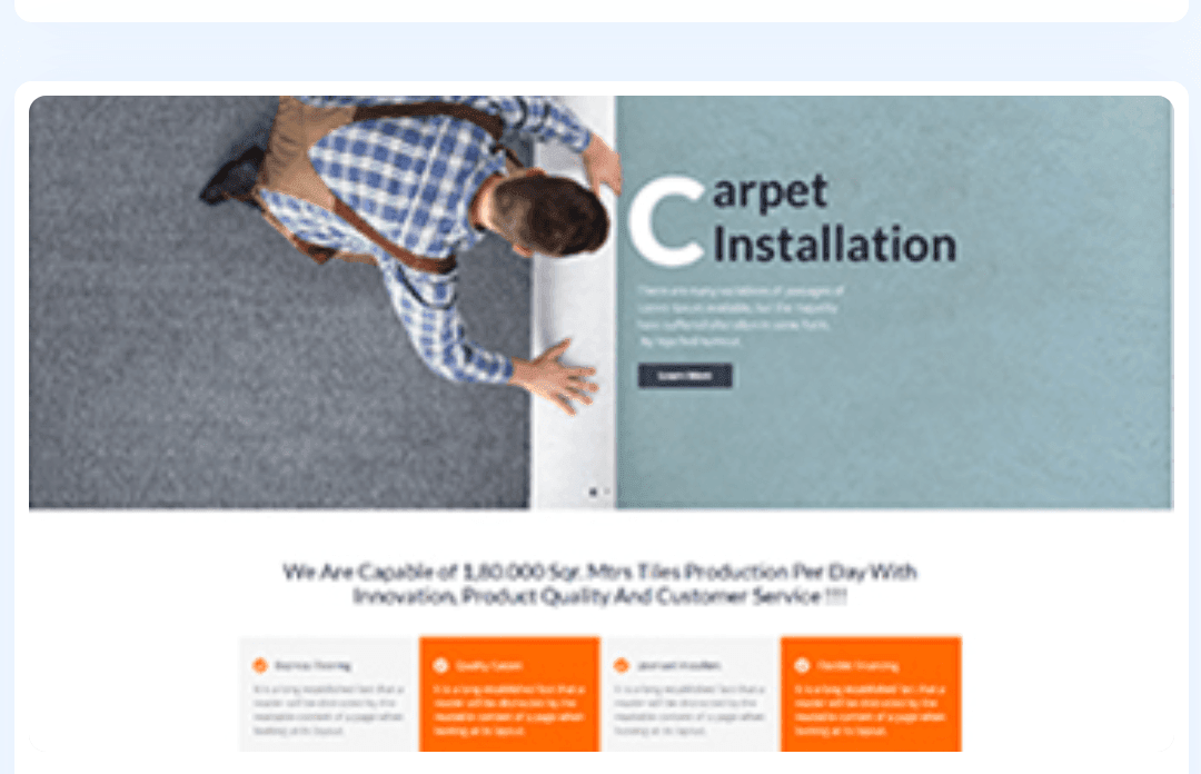 Floor Covering WordPress Theme 