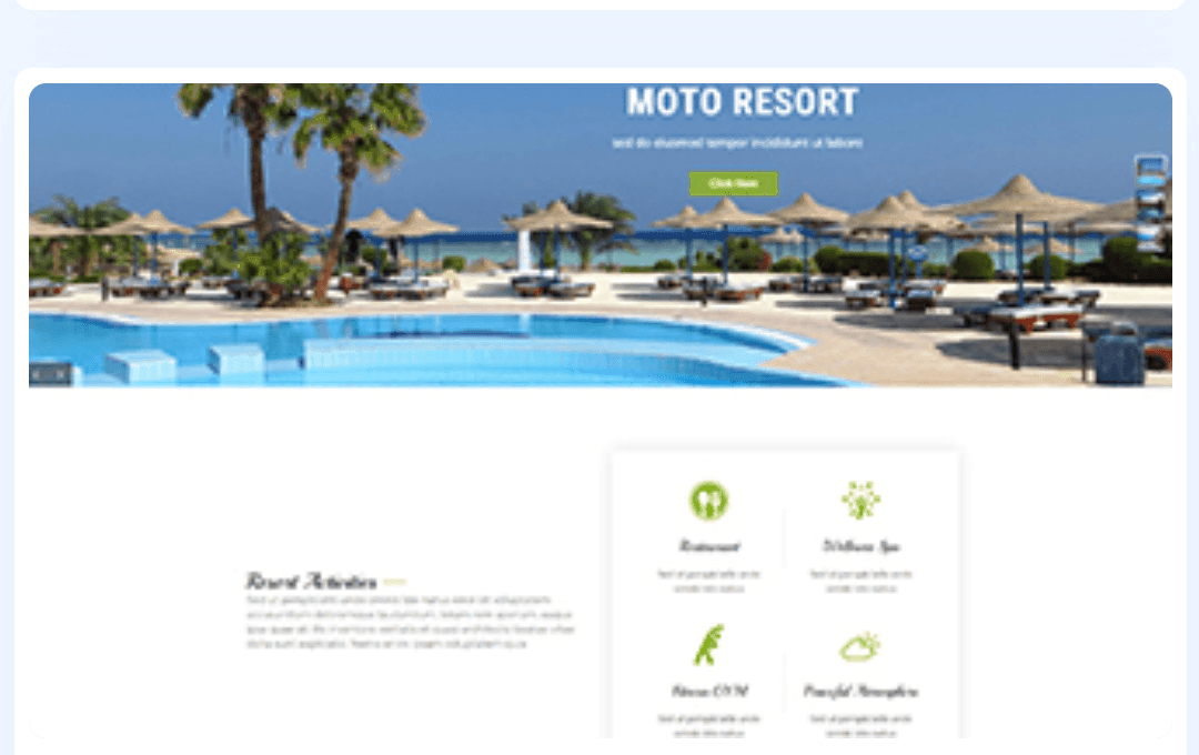 Resort WordPress Theme 