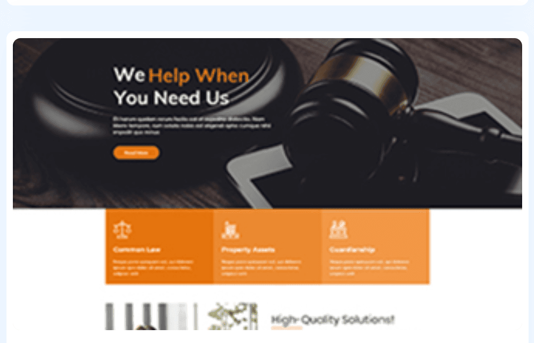 Legal Services WordPress Theme 