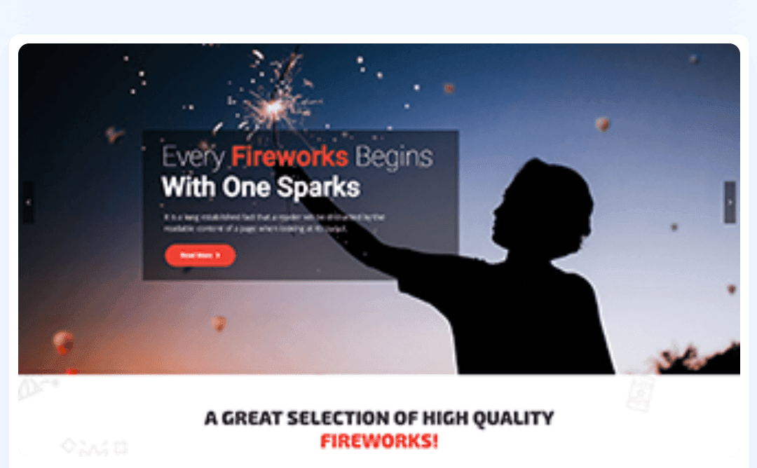 Fire Works WordPress Theme 