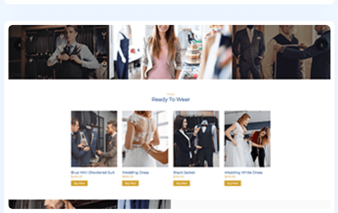 Tailor shop WordPress Theme 