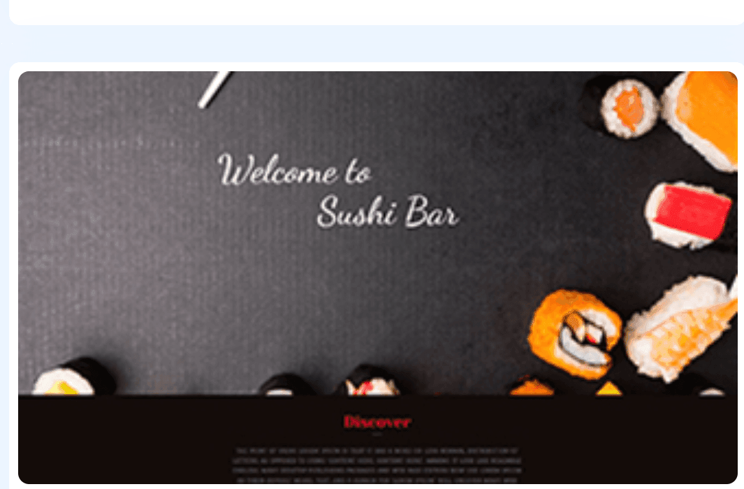 Sushi Bar WordPress Theme 