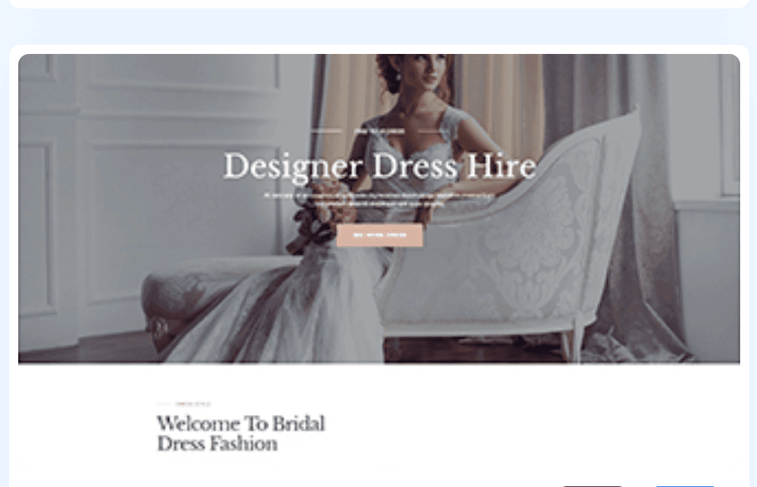 Bridal dresses WordPress Theme 