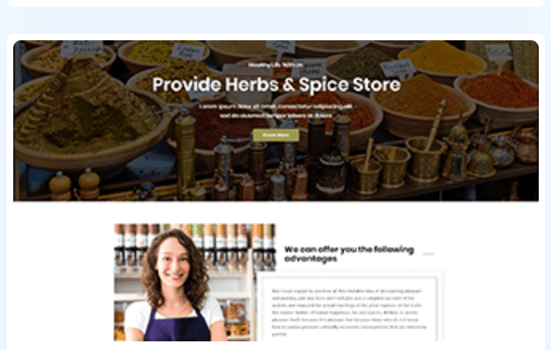 Herbs Spice Store WordPress Theme 