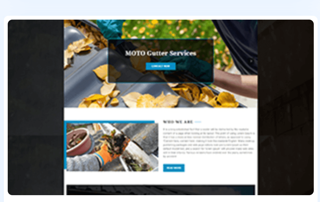 Gutter services WordPress Theme 