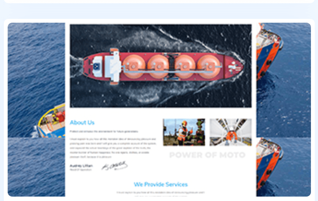 Gas oil trading WordPress Theme 