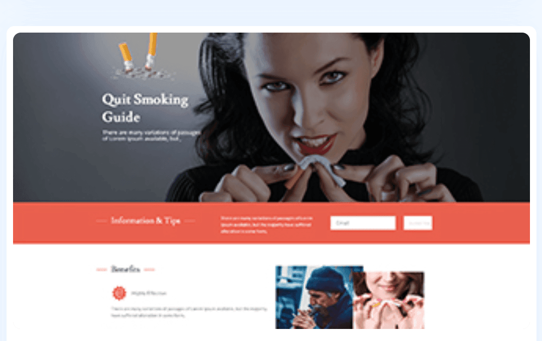 Quit - Smoking WordPress Theme 