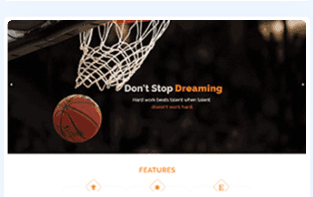 Basketball WordPress Theme 