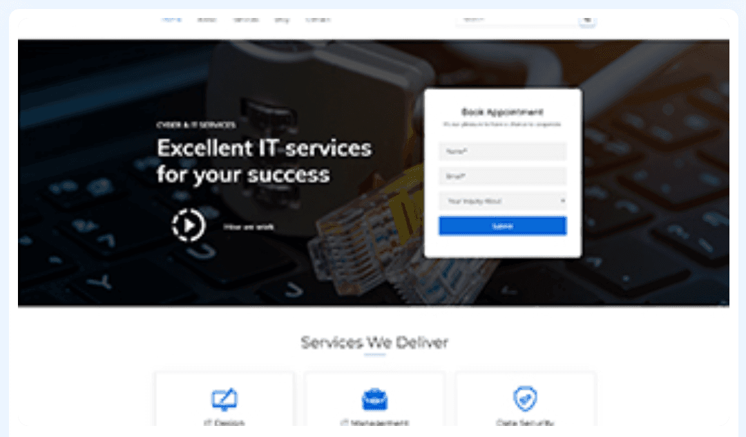 Cyber security WordPress Theme 