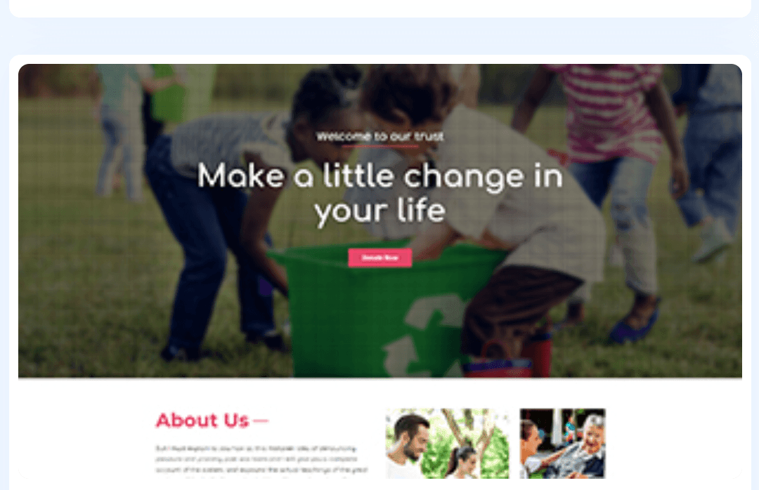 Charitable trust WordPress Theme 