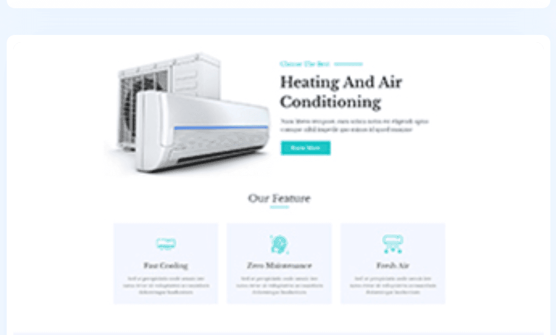 HVAC WordPress Theme 