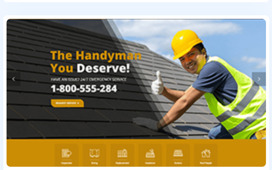 Roofing contractor WordPress Theme 