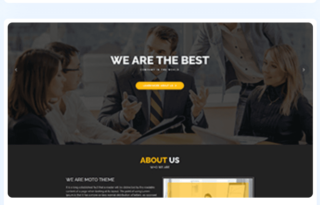 Exito Business WordPress Theme 