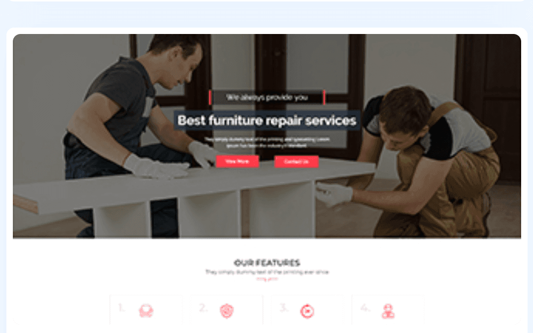 Furniture Refinishing WordPress Theme 