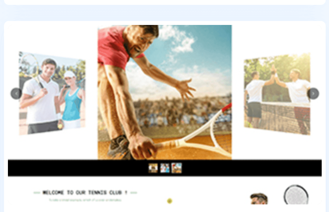 Tennis club WordPress Theme 