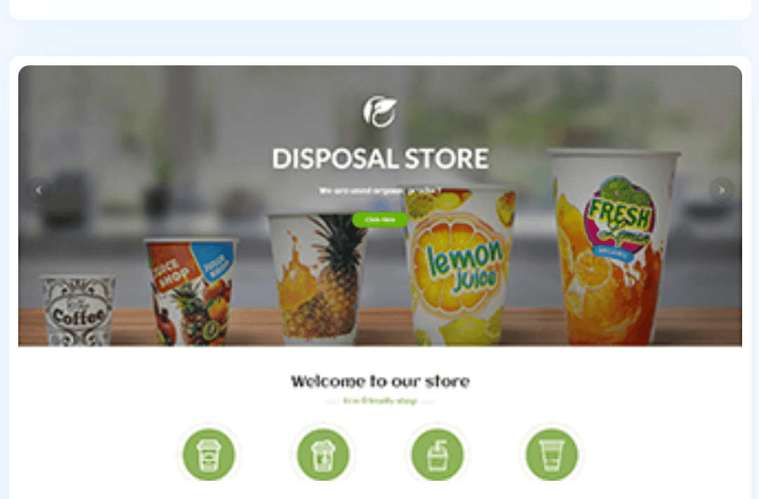 Eco disposal store WordPress Theme 