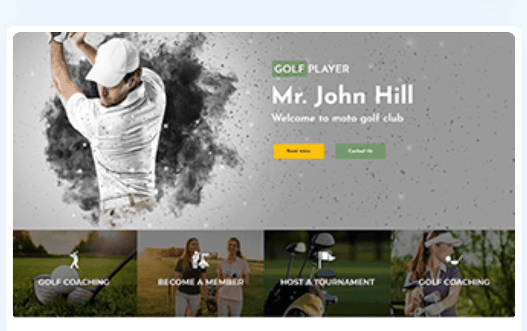 Golf WordPress Theme 