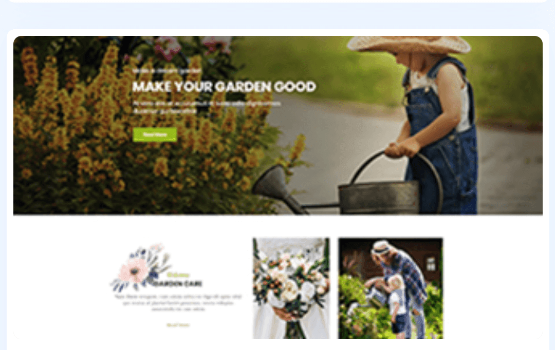 Garden care WordPress Theme 