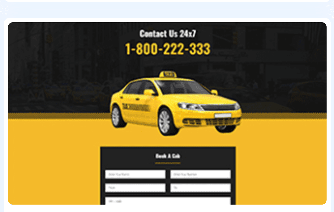 Taxi services WordPress Theme 