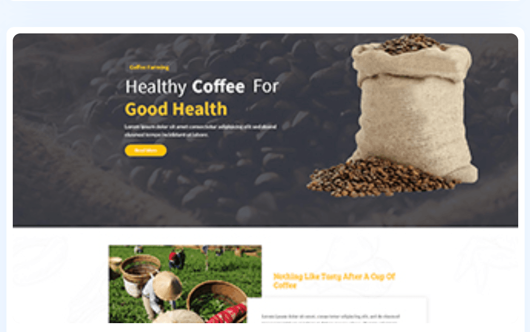 Coffee Beans WordPress Theme 