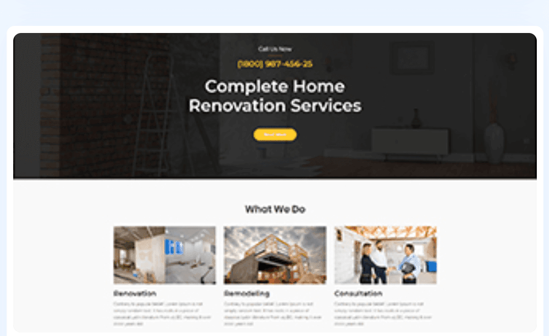 Renovation WordPress Theme 