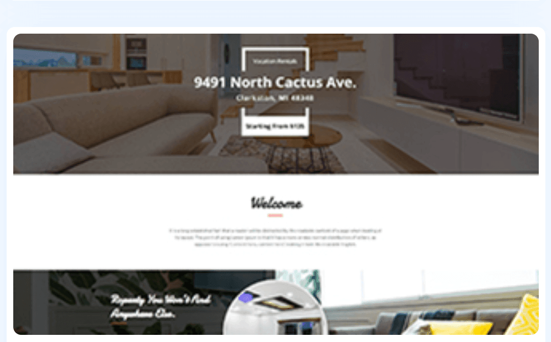 Vacation rentals WordPress Theme 