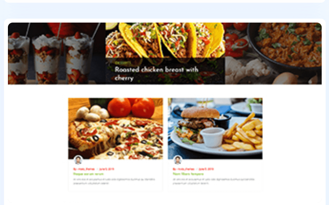 Foodie Blogger WordPress Theme 