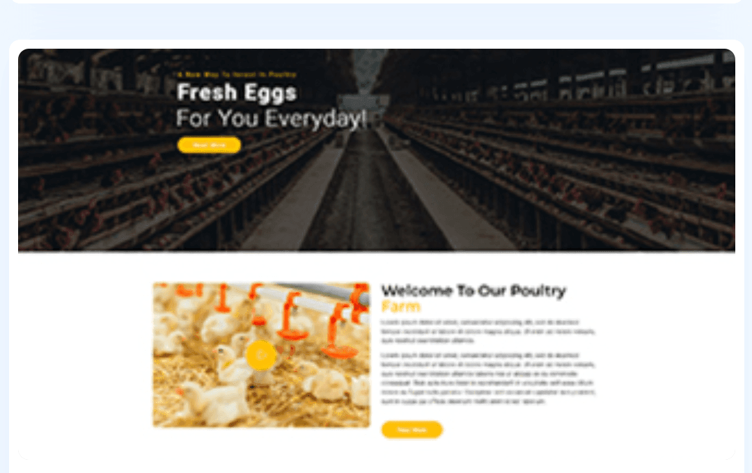 Poultry farm WordPress Theme 