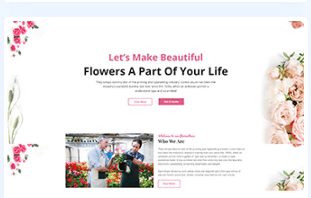 Florist WordPress Theme 