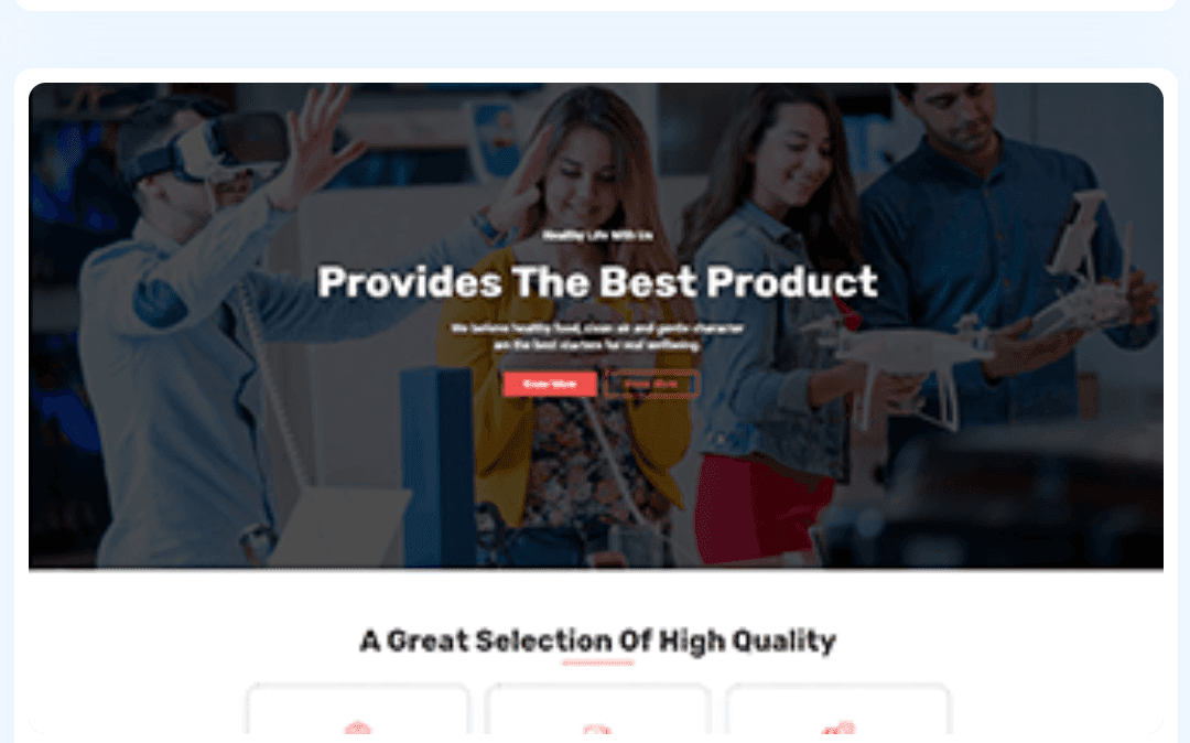 Electronic Store WordPress Theme 