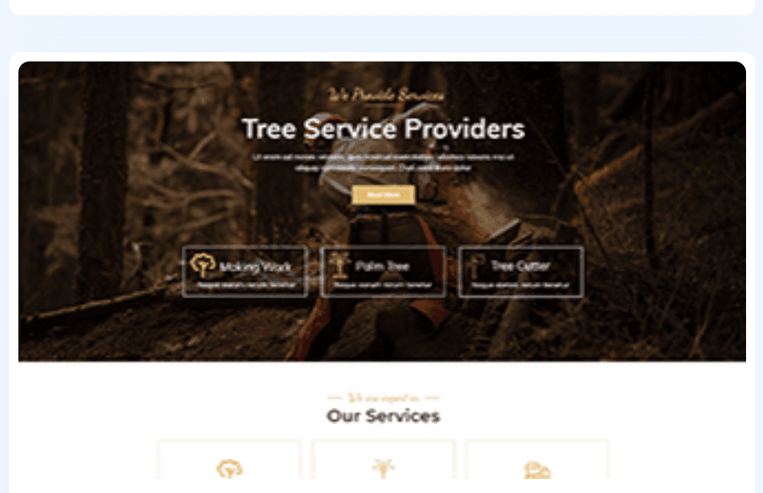 Tree Service WordPress Theme 